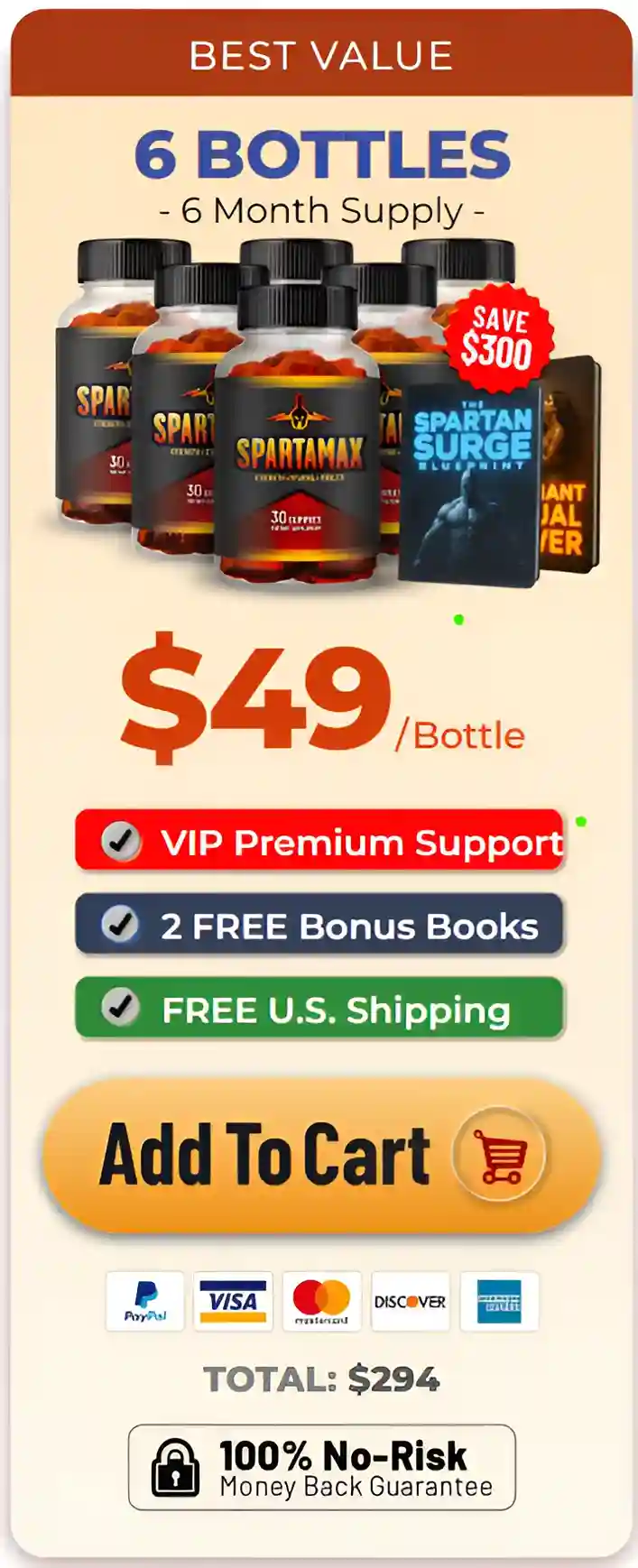 Spartamax-6 bottles